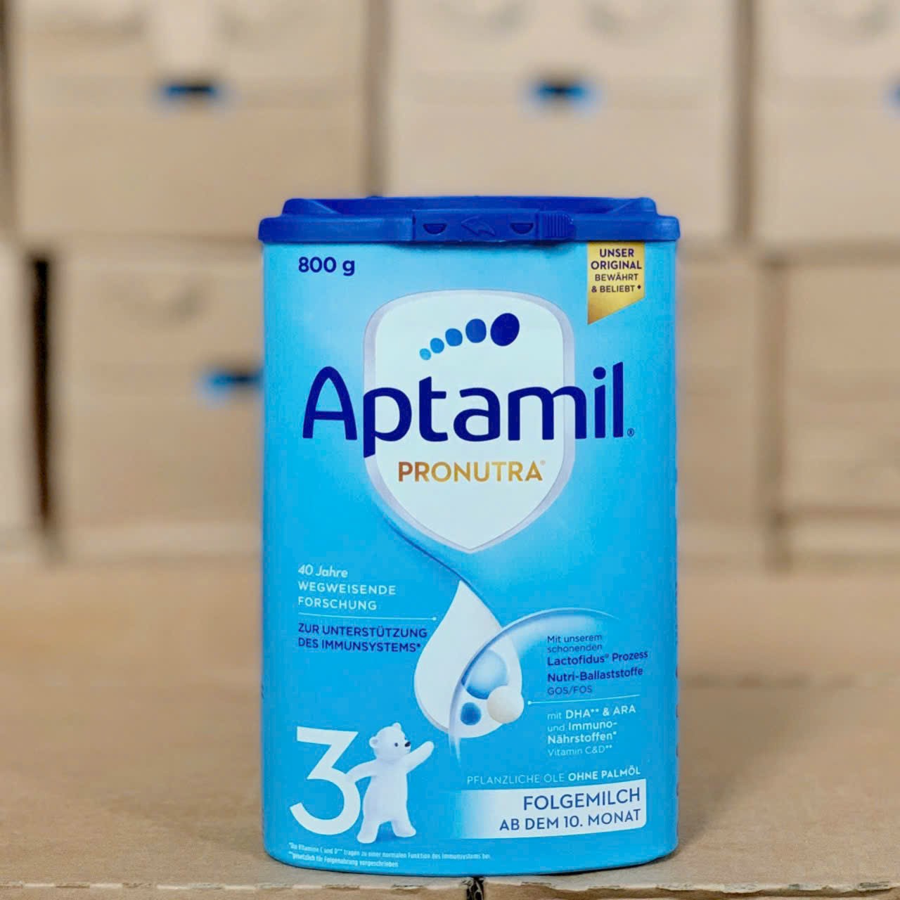 Sữa bột Aptamil số 3 Đức hộp 800g (10 - 12 tháng)